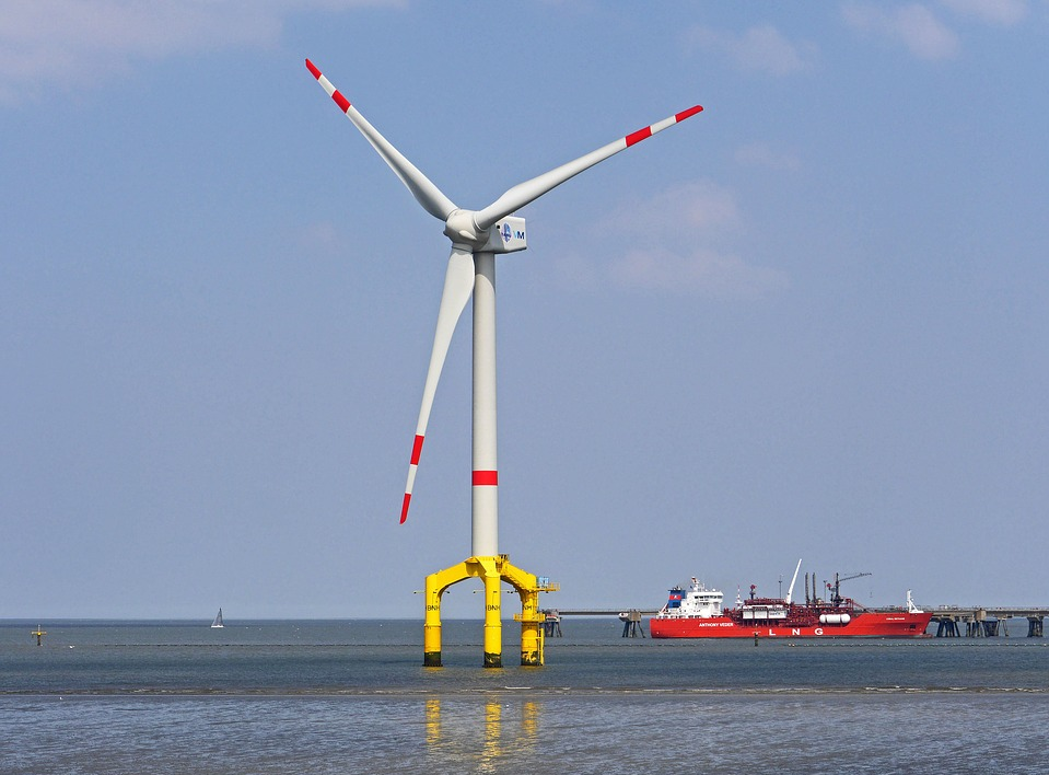 Marine wind turbine